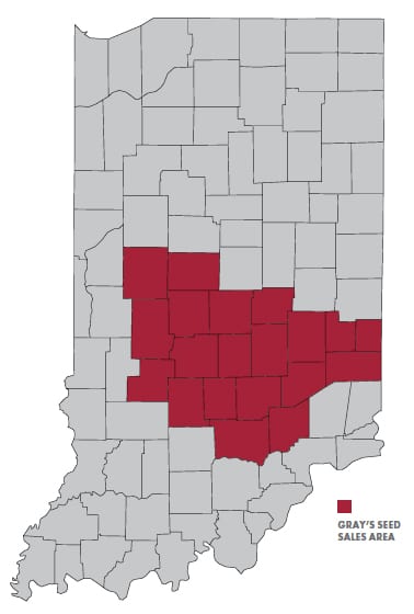 Gray's Seed is based in Fairland, Indiana